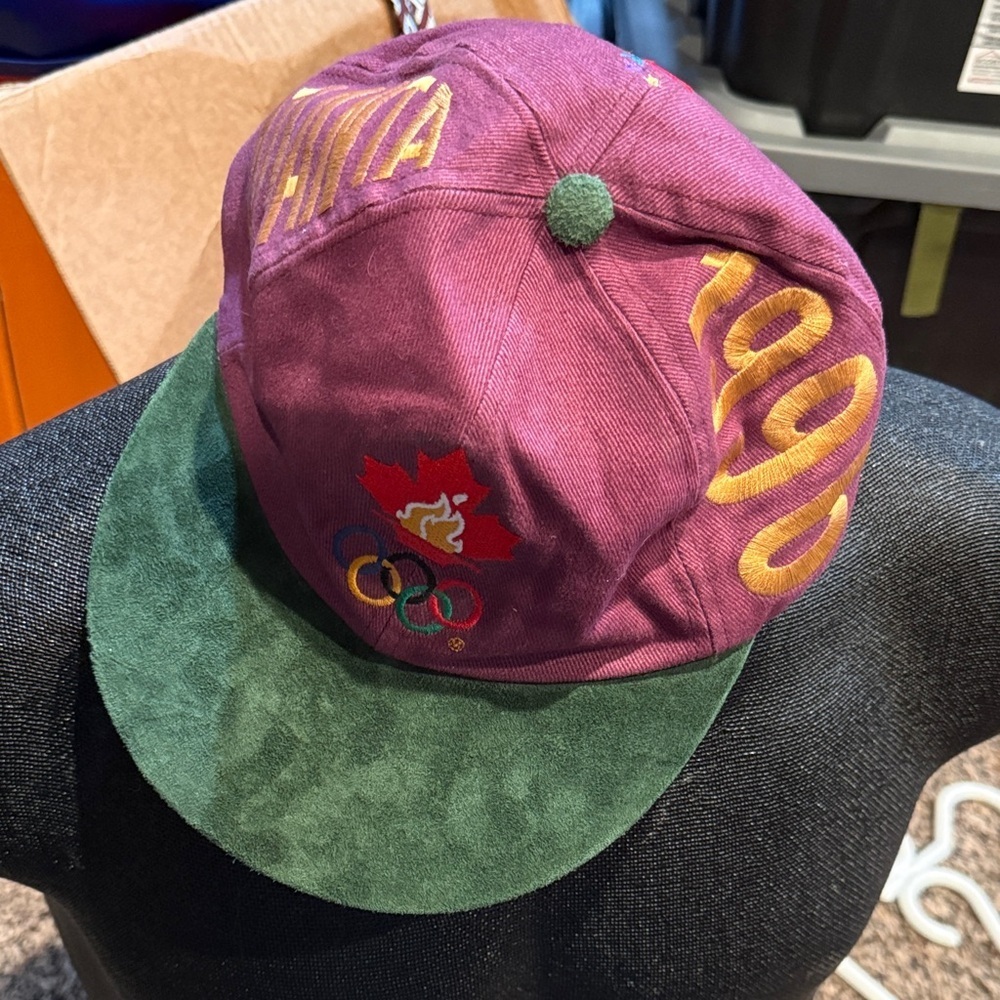 Vintage Atlanta 1996 Olympic Canada Strapback Hat